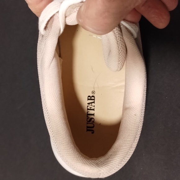 JustFab Weekend Chill Shoes blush pink Sz 8 Excellent condition - Picture 10 of 11